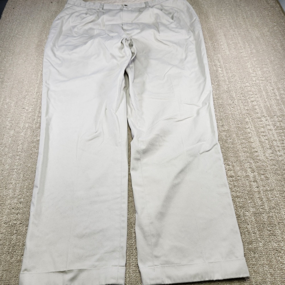 Brooks Brothers Pants Men 40x34 *READ Advantage Chino Elliot Pleated High Rise